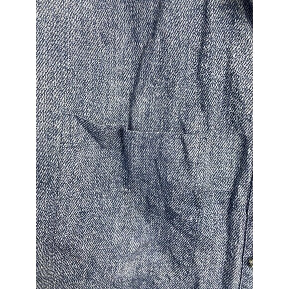 Cami NYC Linen Blend Chambray Women's Collared Long Sleeve Shirt Blue Size Large - Picture 13 of 15